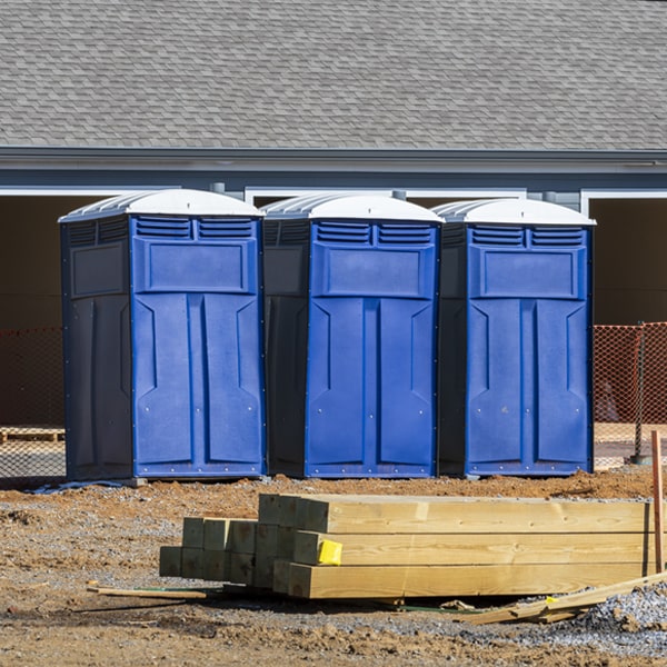 how can i report damages or issues with the portable toilets during my rental period in Greenville Texas